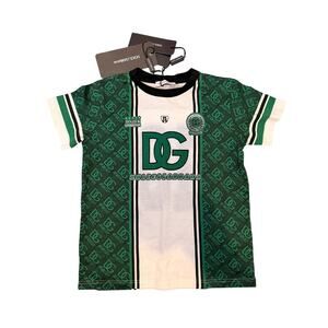 Dolce & Gabbana logo-print football T-shirt